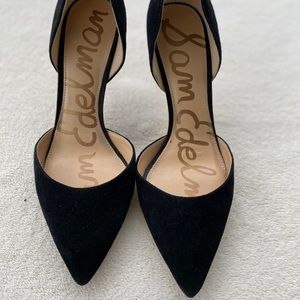 Sam Edelman Telsa black suede heel size 6M